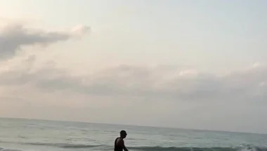 Still on Beach Having Good Time Alone
