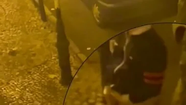 Amateur Boy Caught Peeing in the Street