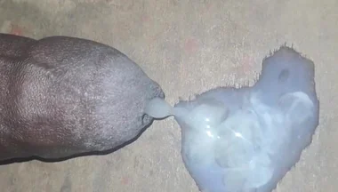 A Big Black Cock Full of Cum