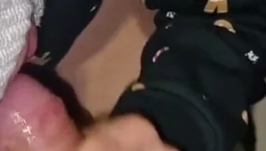 A Stranger Sucks My Dick in a Glory Hole. I Came in to Take a Piss but Got a Blowjob Until I Cum.