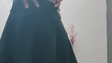 Cute Gay Sissy in Skirt