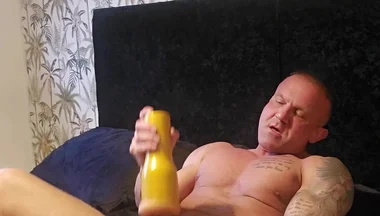 Big Cock Solo with Explosive Cumshot