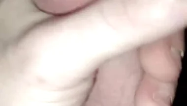 Stroking My Thick 7 Inch Cock
