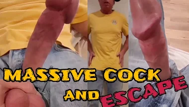 Massive Cock and Balls Escape Siixxbig Jeans