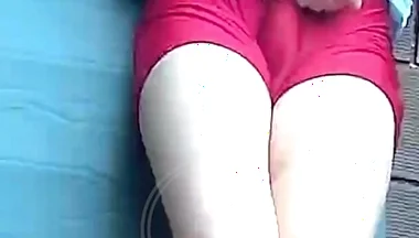 The Loser of an Amateur Wrestling Match Has to Submit to Piss Desperation, in His Red Singlet, Hands Tied up, While His Flatmate