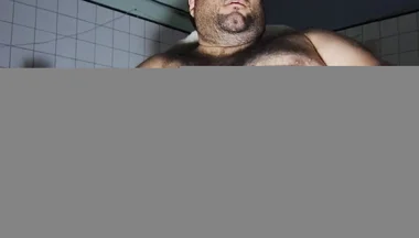 Pig Man Full of Fat and Cum