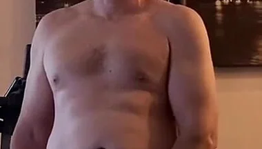 Jerking off After a Work Out