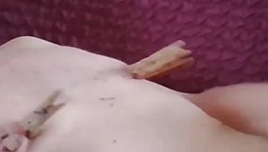 Nipple Suckers Bob and Jerk off with Clamps
