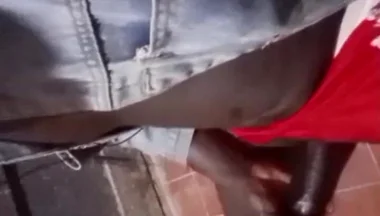 Stepmom Was so Horny so I Had to Cum on the Floor for Her to See