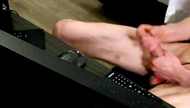 Jerk off with Girl Laying 2 Feet Behind Me, Trying to Be Quiet