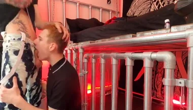 Skinhead boys boots and cock sucking face cum