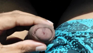 Cock Massage closeup solo Homemade Black cock POV