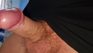 Open Your Mouth. I'm Going to Cum in Your Mouth Slut - She Moans and Squirts Very Hard on the Mirror