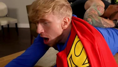 Christian Wilde And Jesse Stone In Superman Cant Escape From Hot Bareback