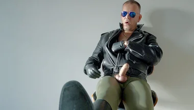 Leather Lycra Hunk 7