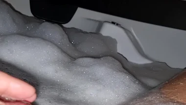 Who Would Like to Keep Me Company? I Hot Tub Wank and Relaxing Music - Come Play with My Cock Full of Foam