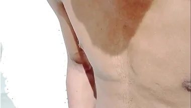 Desi Cumshot on the Roof