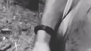 Famous Influencer Ejaculates in the Forest