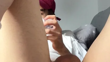 Testing a New Dildo! It Looks Great. It's Transparent, so You Can See My Pink Hole