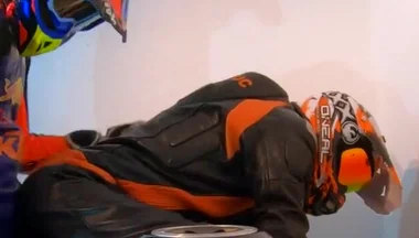 Biker boys gear fucking