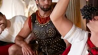 Caesar Mrdeepvoice Sits On His Gladiator Champion Dom Kings Cock Like Its His Throne