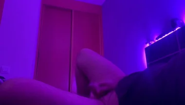 A Bear Cumming in Bed