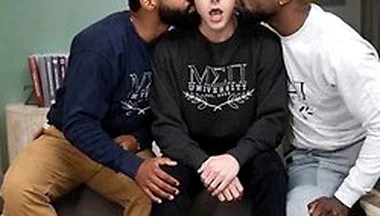 Denzel Welcomes His New Roommate Joey Mills In The Best Way By Fucking His Twink Ass