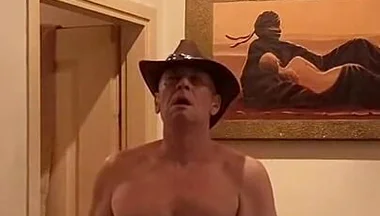 A Lonely Cowboy Masturbating