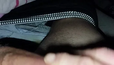 German Uncut Cock Masturbate