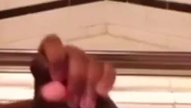Wanking my big dick huge cumshot