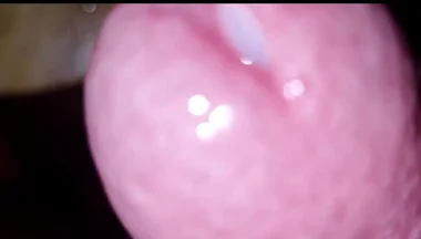 Twice Cumshots with a Hard Cock and Interruption of the First Orgasm
