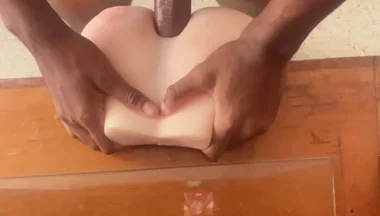 New Angle Unlocked, Watch How I Fuck My Fleshlight with My Big Cock From Above