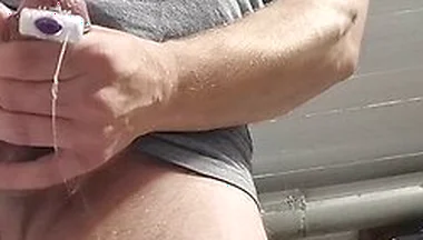 Mtothearkyo Hunk Masturbates With Cock Ring And Vibrator In Ass, On