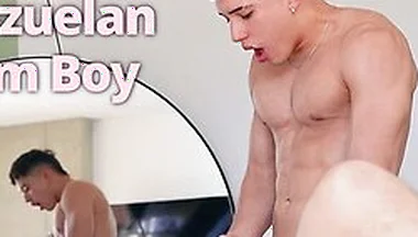 Handsome Hung Venezuelan Jock Fucks Tyler Wu, Sensual Latino Sex