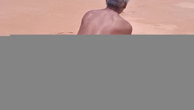 Ladysilva on the Beach in Bikini Enjoying a Sun on Her Hot Ass
