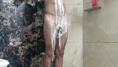 Indian Police Officer Stepfather Get Shower