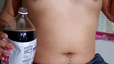 Helpless Belching Ex Jock Releases Gassy Ball Belly