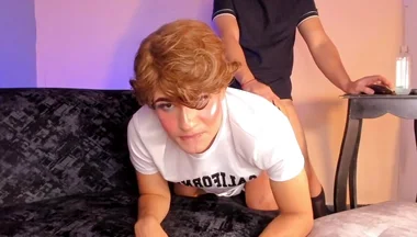 Femboy Gets Fucked by Her Best Friend's Stepbrother