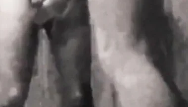 A Boy Is Discussing with His Horny Stepdad in the Pool's Public Showers When Stepdaddy Suddenly Pees on Him