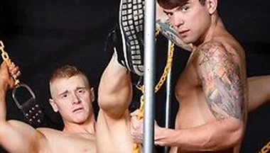 Raw And Ready - Alex Tanners Abs Meet Dakota Paynes Pulsing Cock