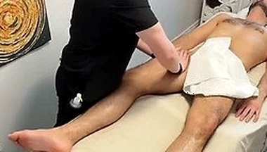French Guy Got Hard During Stretching And Seduced The Masseur