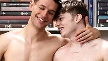 Sam Holister Rides Jake Prestons Dick In The Living Room While His Boyfriend