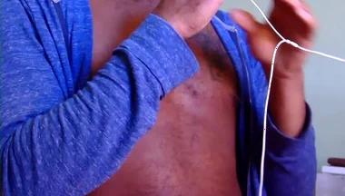 Kennie Jai Gets off Guy by Showing His Big, Fat, Dick!
