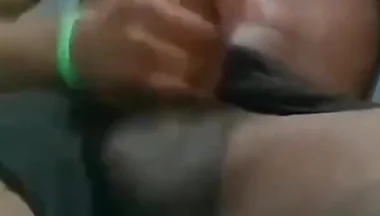 Stroking my hard cock in bathroom massive cumshot