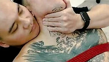 Bound Yoshi Kawasaki Enjoys Extreme Shibari Session