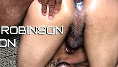 My Big Black Cock Creams A Nice Tight Ass - Champ Robinson