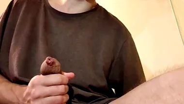 Getting Anal Orgasm with Pink Rubber Penis