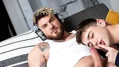 Joey Mills Gets His Tight Hole Pounded All Over The House By Bruce Huxley And William Seed