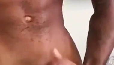 Stroking my big dick huge cumshot moaning