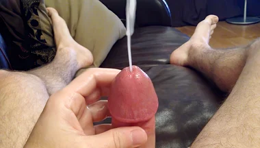 POV Frenulum Finger Orgasm: Edging to Toe-curling Cum Explosion!